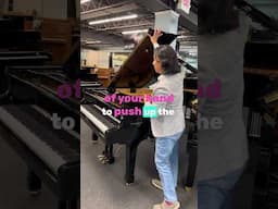 How NOT to Break Your Grand Piano Lid 😱🎹 #PianoFailsAvoided