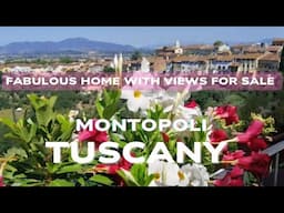 HOME FOR SALE IN THE HEART OF TUSCANY WITH A MASSIVE TERRACE AND THE BEST VIEWS EVER! A MUST SEE!