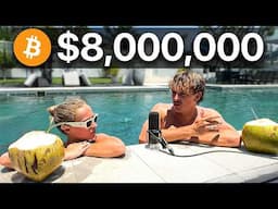 Two millionaires share crypto alpha for 43 mins in a pool