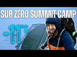 SNOW, ICE & WIND | Sub Zero Solo Wild Camp | My COLDEST Yet