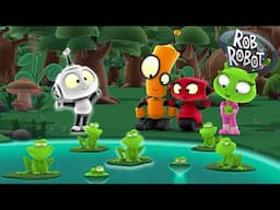 Frog on Board: A Leap-ing Adventure in Space! | Rob The Robot | Preschool Learning