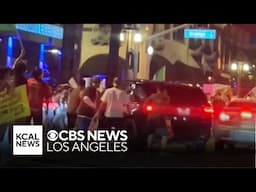 Riverside protester seriously injured after hit-and-run crash