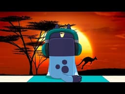 Bluey Music for Studying 📚Chill Relaxing LoFi 🧘 Explore Australian Outback & Animals with Bluey 🦘