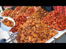 꼭두새벽부터 준비하는 시장 길거리음식? 가성비 끝판왕! 끝내주게 맛있는! 인기 많은 닭강정, 국수, 만두 몰아보기 TOP 11 Amazing Korean street food