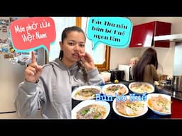 Lần đầu mẹ cả ăn bún bò Huế, Aimee mê cả bún bò Huế và Phở, Aimee le cuộc sống ở Pháp