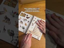 such a quick, easy fun lil journal spread idea 🥰 #journalideas #journalwithme #junkjournal
