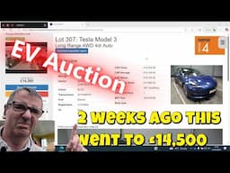 Why Are EVs Not Selling at UK Car Auctions Again?