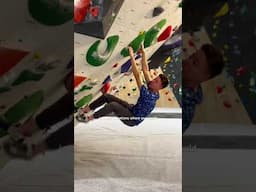 Climbing with straight arms on overhangs can be hard unless you do this #climbing