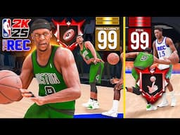 99 PASS ACCURACY + 99 STEAL POINT GUARD BUILD is OVERPOWERED in the RANDOM REC (NBA 2K25)