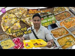 Kings Vegetarian Unlimited Food Buffet + Pizza at Rs.189/- (21+ Items) | Street Food Ludhiana