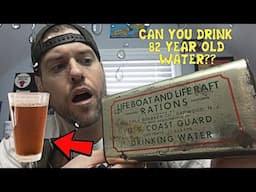 Will Drinking 82 Year Old Emergency Water Quench My Thirst After Extreme Exercise?? (Human Science)