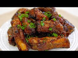Crispy, Sticky, Delicious: Air Fryer Honey Garlic Ribs!
