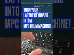 Turn Your Laptop Keyboard Into An MPC DRUM MACHINE