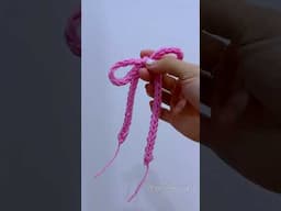 Crochet Ribbon Wall Decorate #shorts