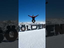 Snowboarding through a glacier?! Shredded the slopes all day, then literally rode onto stage