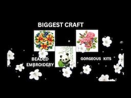 Three Beautiful Bead Embroidery Kits From Biggest Craft #biggestcraft #beadembroidery