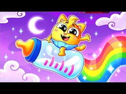 Bottle First, Then We Play!🍼🎵Sibling Care | Funny Kids Songs🐱🐨🐰🦁And Nursery Rhymes by Baby Zoo