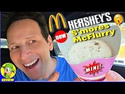 McDonald's® Hershey's® S'mores McFlurry® Review 🍫🏕️🍦 BIG Flavor, Mini Size?! 🤔 Peep THIS Out! 🕵️‍♂️