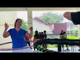 HULA HOOP Workout-5 | It's time for me to try it! | V-Moms Zumba Dance Class - 16 | miLots TV | 343