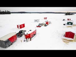 5-Star Ice Fishing (Sleeping on the Lake)