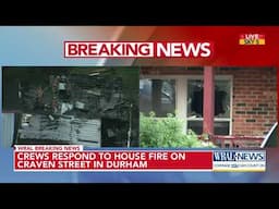 Durham house fire sends 2 to hospital