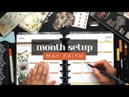 MAY FAITH PLANNER SETUP :: Monthly Plan With Me