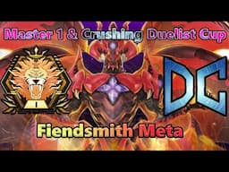 Master 1 Red Dragon Archfiend Enjoyer! Crushing Duelist Cup & Fiendsmith Meta! Yu-Gi-Oh Master Duel!