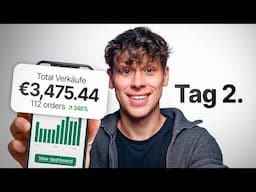 Ich habe ein NEUES DROPSHIPPING Business von 0 gestartet... (72h Challenge)