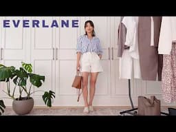 SPRING EVERLANE TRY ON HAUL | The BEST shorts, dresses, Linen pieces & lots of sandals!