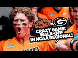 Cowboys WALK-OFF #7 Georgia in CRAZY NCAA ELIMINATION Game - Oklahoma State Baseball Highlights