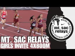 2025 TF - Mt. SAC Relays - Girls 4x800M Relay - Meet Record!!!