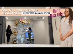 Come Install a Balloon Garland with Me! 💡 How to Talk to Clients with Confidence
