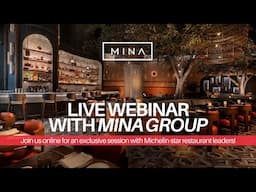 Hospitality Career Talk: Culinary Jobs at Mina Group Restaurant 🍴