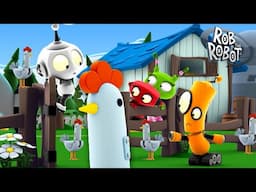 Cracking the Case of the Missing Eggs! | Rob The Robot | Preschool Learning