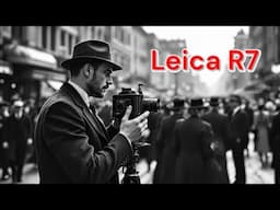 Foto-Vlog: Wir legen zum ersten mal ein Agfa APX 100 schwarzweiß Film in die Leica R7 Kamera ein.
