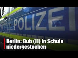 Berlin: Bub (11) in Schule niedergestochen | krone.tv NEWS