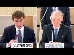 Outrageous: North Korea Interrupts Speaker Five Times During UN Watch Joint Statement