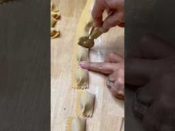 Mushroom filled agnolotti #freshpasta #pastatime #ravioli #homemade #recipe #food