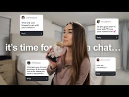 Q&A: the truth about my 9-5 job, youtube income, having a baby + more ☕️