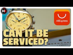 I received the Cheapest AliExpress Chronograph Watch. Under $100! Runs better after a Watch Service?