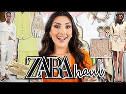 NEW ZARA SUMMER HAUL 2025 🐚☀️🧡 Easy Spring/Summer Outfits #zarahaul