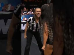The ref sent Skye Blue to the back for her attack on AEW Women’s World Champ Toni Storm!
