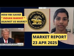 "RBI Saved Indian Market " Pre Market Report, Nifty & Bank Nifty, 23 Apr 2025 Range & Analysis