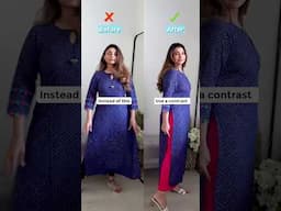 STOP WEARING LEGGINGS WITH ALL YOUR INDIAN KURTAS | Ishita Saluja | #shorts
