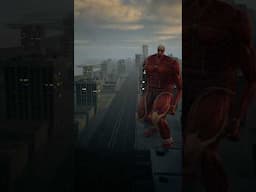 Point of view from the Omni-Directional Mobility Gear in Attack on Titan #attackontitan #shorts