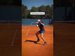ARTHUR CAZAUX FRENCH TOUCH  #tennis #tennispractice #tennisplayer