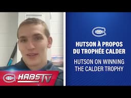 Lane Hutson on winning the 2025 Calder Memorial Trophy | LIVE PRESS CONFERENCE