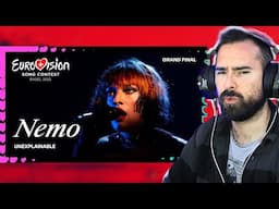 Vocal Coach Reacts - Nemo - Unexplainable at the Grand Final  Eurovision 2025  #UnitedByMusic ​