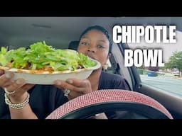 CHIPOTLE BOWL BIG BITES!!!! Mukbang!!!!