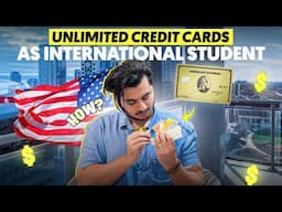 How I Got Unlimited Credit Cards in USA 🇺🇸 As International Student Journey to Get American Express